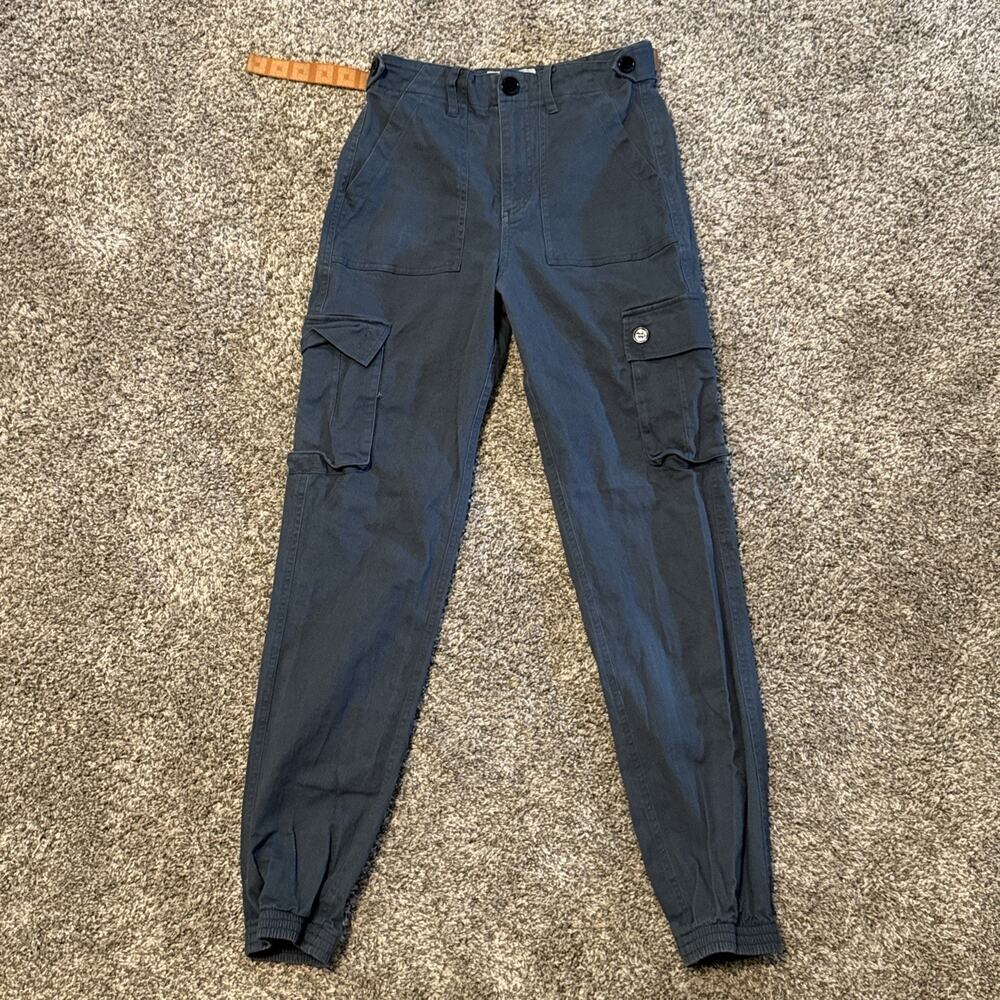 Wondery x Jeep Pants Womens S Blue Tall Isabel 3.0 Cargo Outdoor Climbing